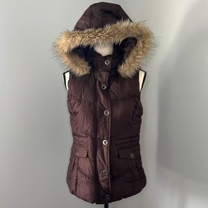 FADED GLORY | Brown Puffer Vest